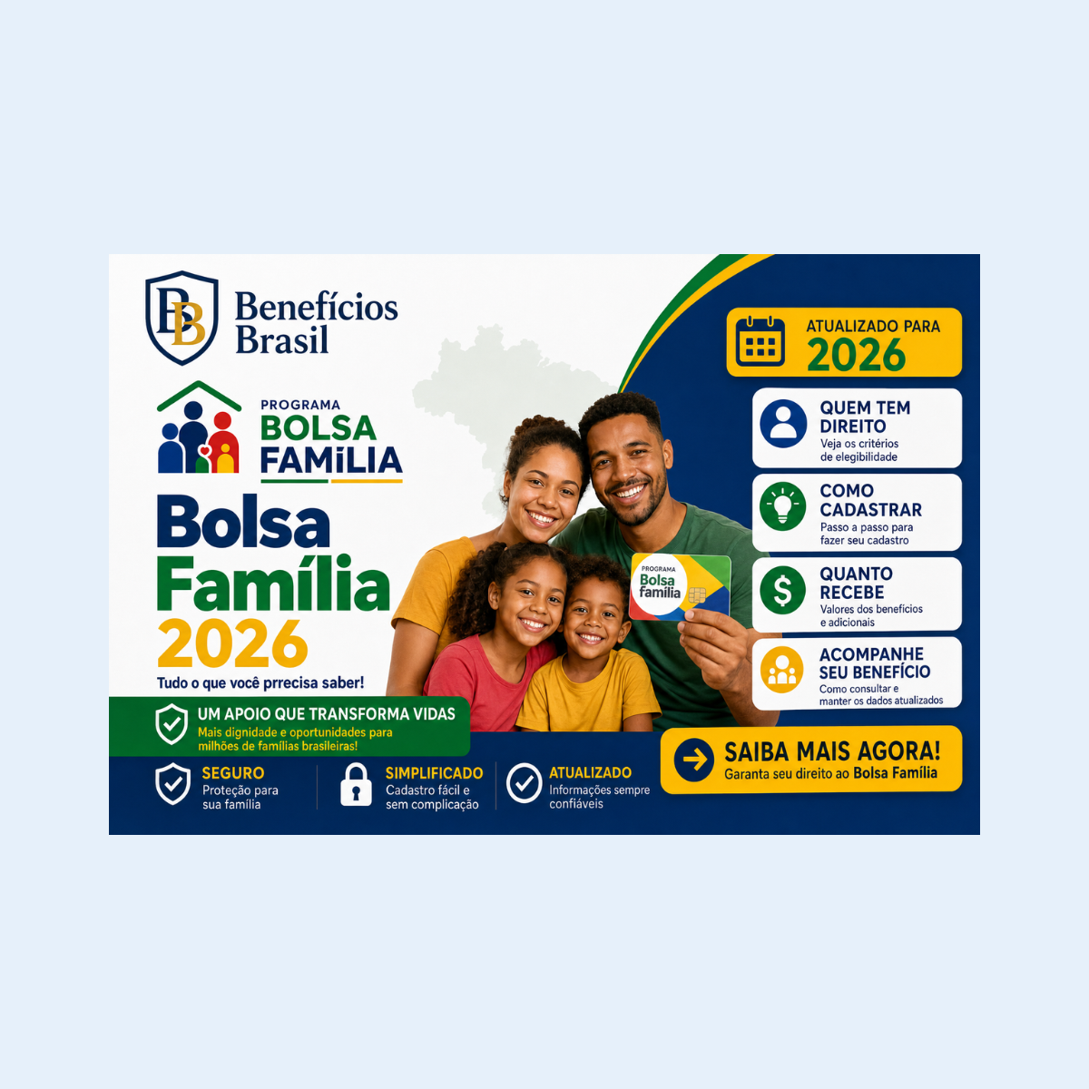 Bolsa Família 2026 quem tem direito como cadastrar e quanto recebe