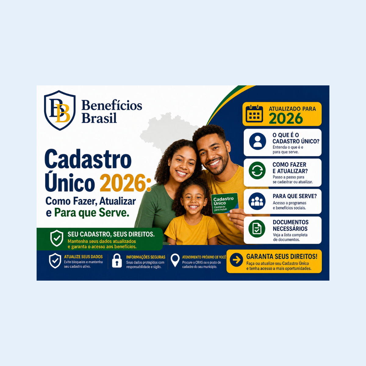 Cadastro Único 2026 como fazer atualizar e para que serve CadÚnico
