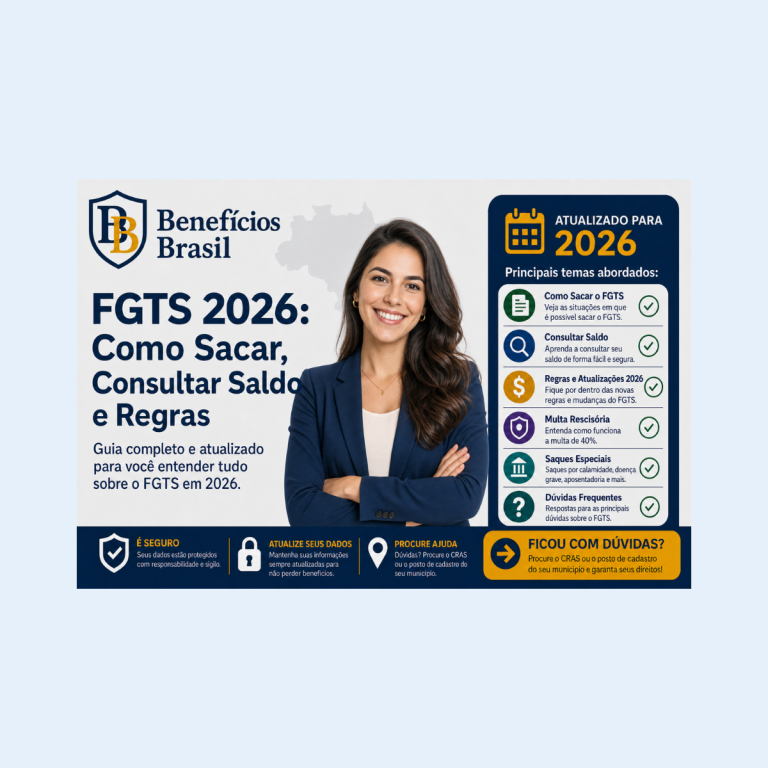 FGTS 2026 como sacar e consultar saldo