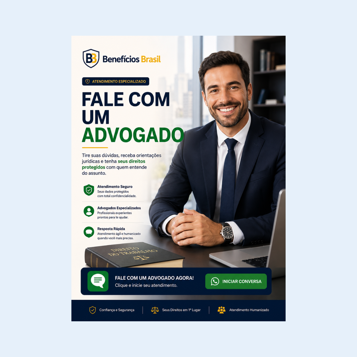 fale com um advogado especialista em direitos trabalhistas e previdenciários