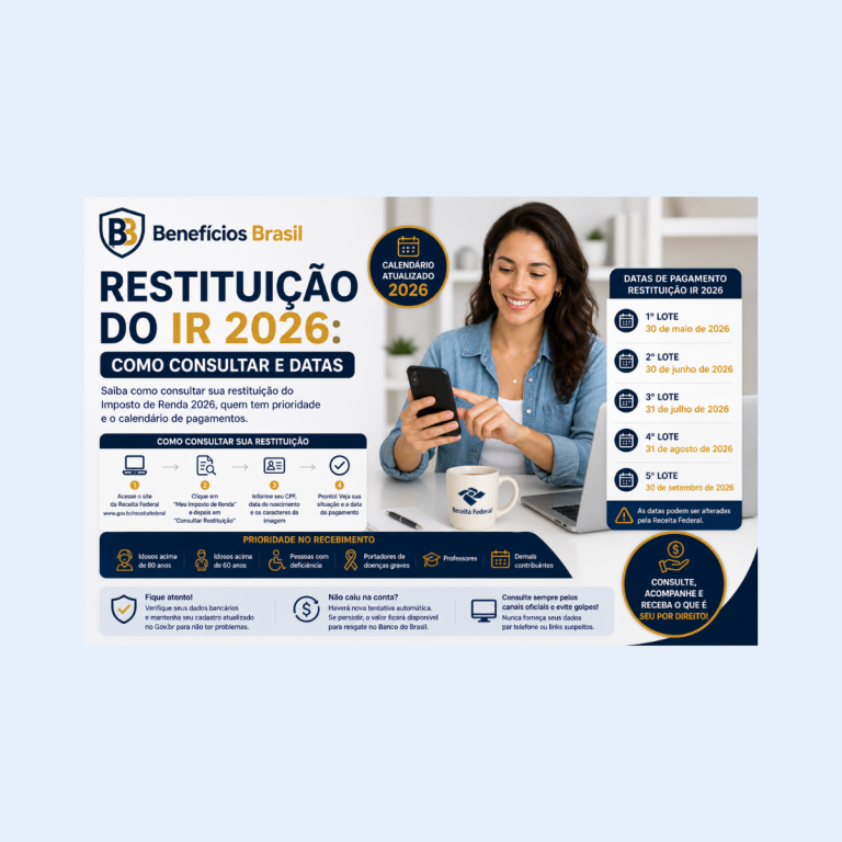 restituição imposto de renda 2026 como consultar e datas