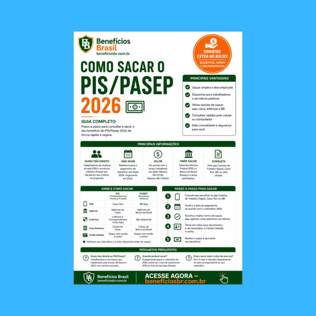 como sacar o PIS/Pasep 2026