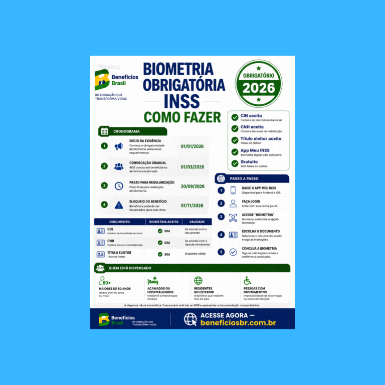 biometria obrigatoria inss como fazer 2026