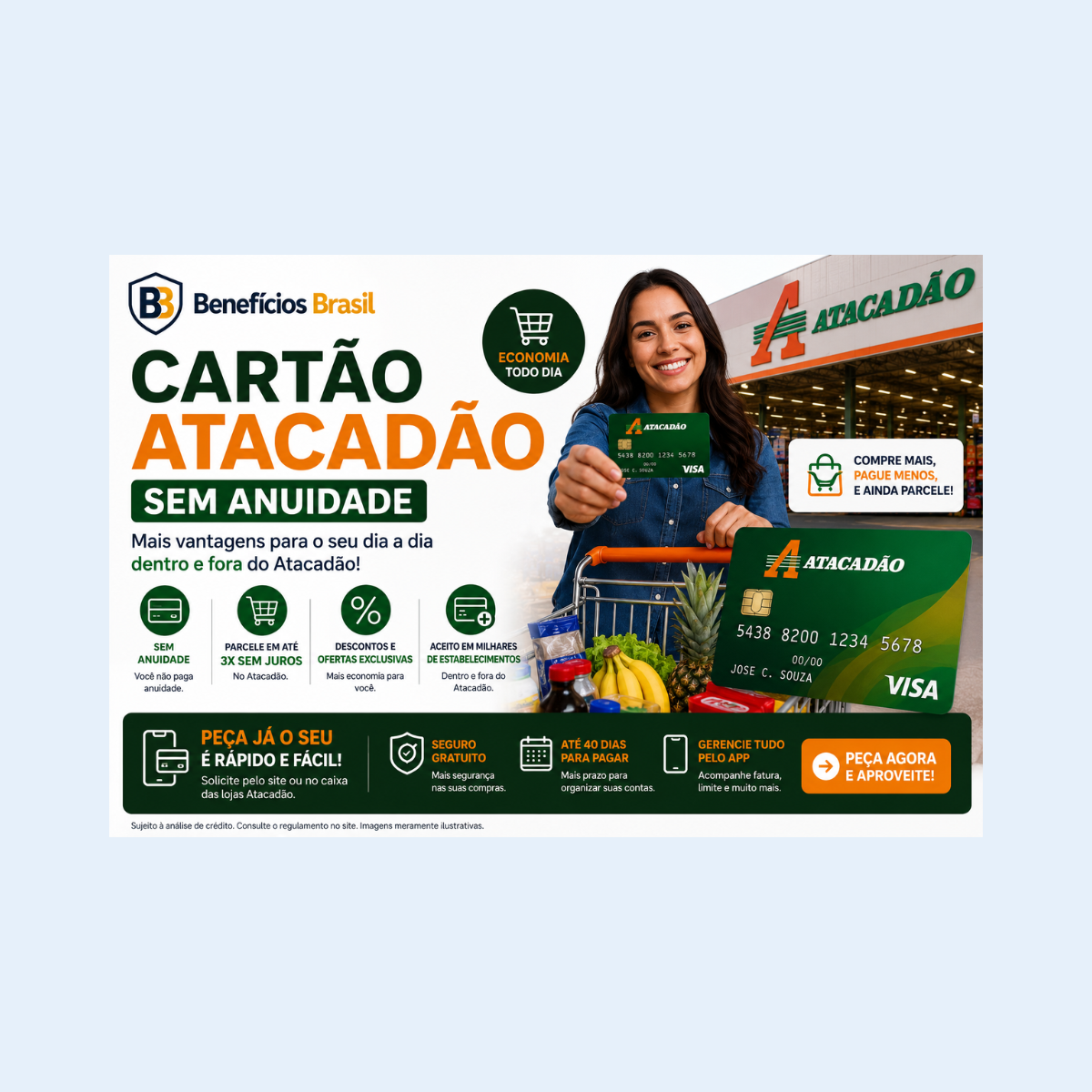 cartao atacadao como solicitar online 2026