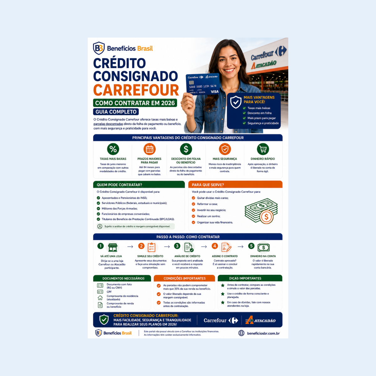 credito consignado carrefour como contratar 2026