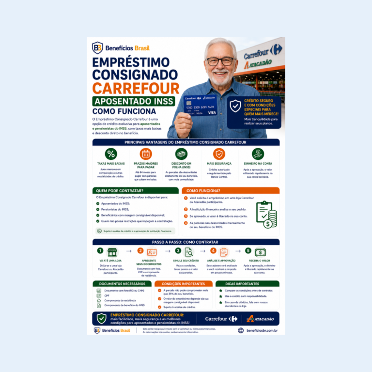 consignado carrefour aposentado inss