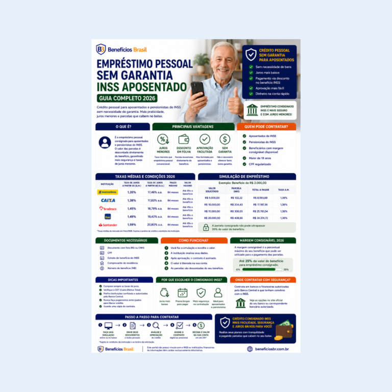 emprestimo sem garantia inss aposentado