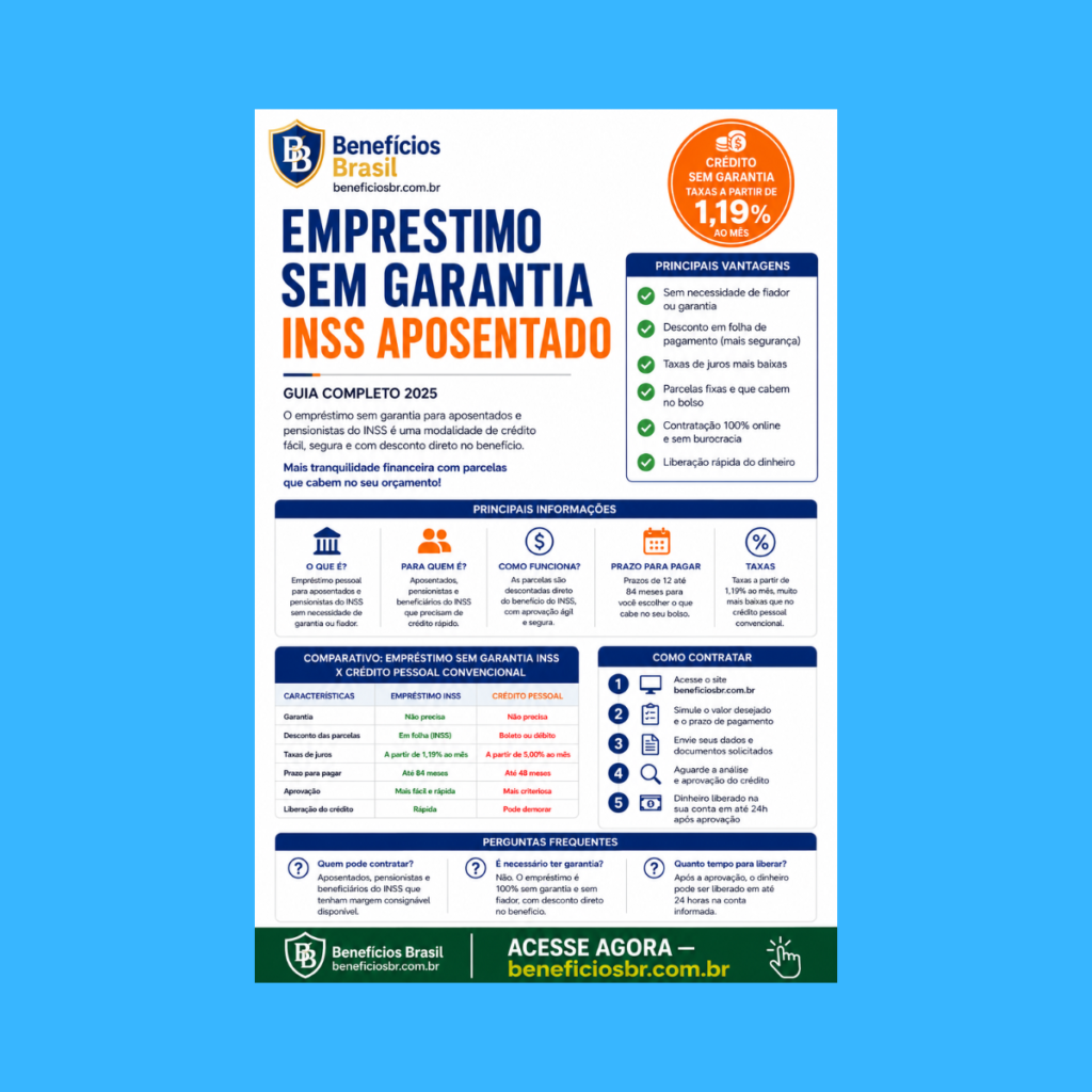 emprestimo sem garantia inss aposentado