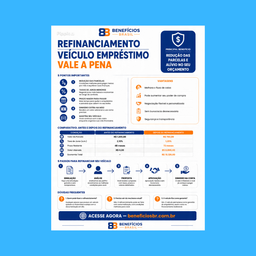 refinanciamento veiculo emprestimo vale a pena