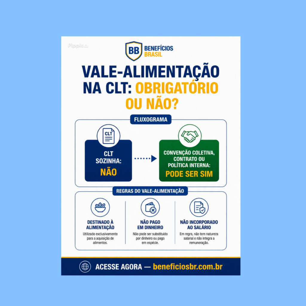 clt vale alimentacao obrigatorio ou nao