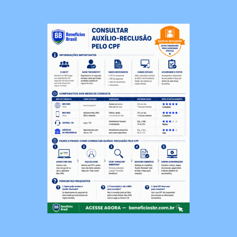 consultar auxílio-reclusão pelo cpf