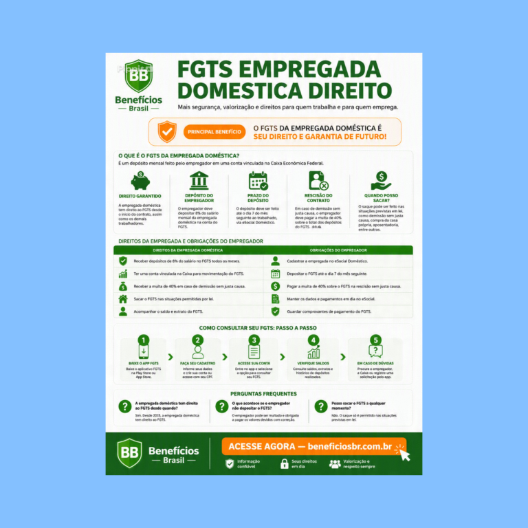 fgts empregada domestica direito