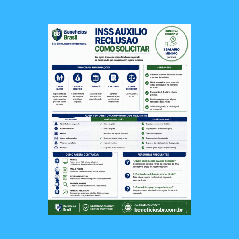 inss auxilio reclusao como solicitar
