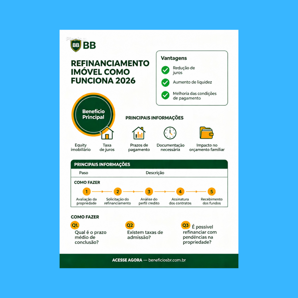 refinanciamento imovel como funciona 2026