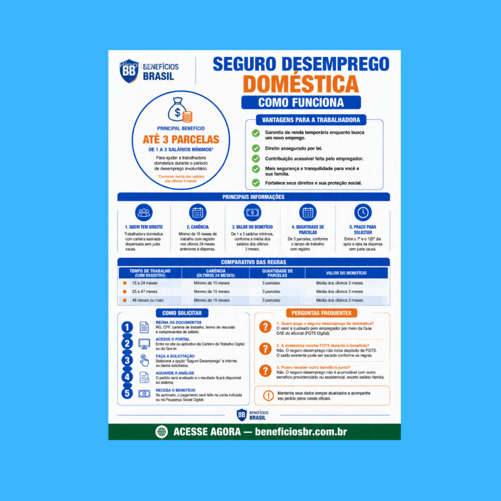 seguro desemprego domestica como funciona
